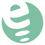 Springendes E im Engelhardt Eventservice Logo